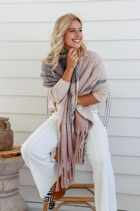 Snowy Mountains Scarf